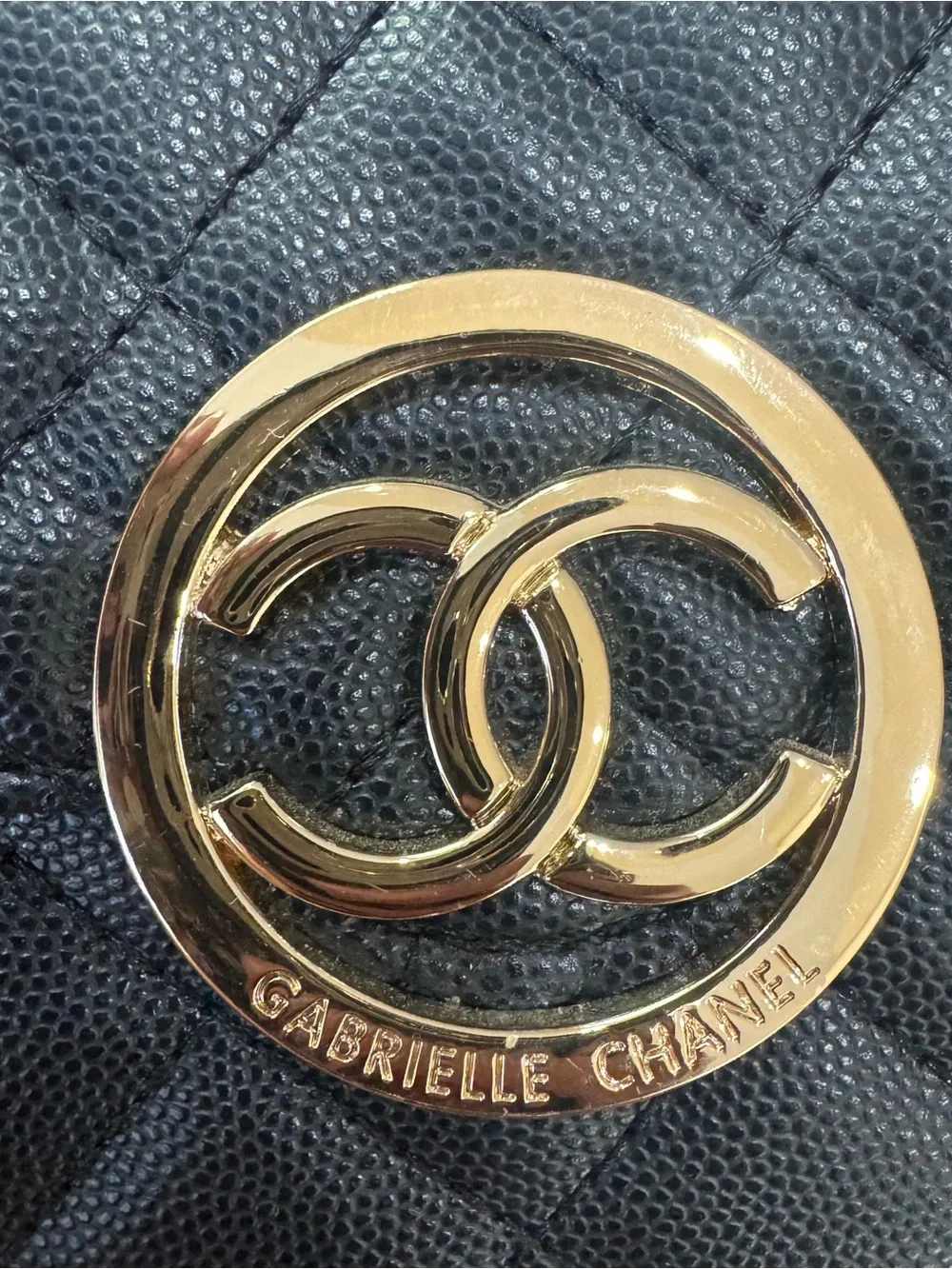 Gabrielle “coco” Chanel Black Quilted Chain Shoulder Bag purse Authentic